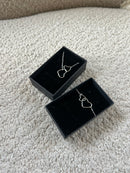 Set Ketting & Armband - Vervlochten Hartjes - Stainless Steel - Zilver