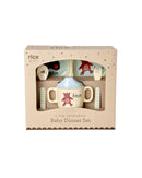 Rice - Baby Eetset ABC - Blauw - Geschenkdoos