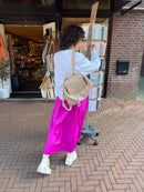 Rugtas - Taupe / Camel / Zand