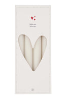 Zusss - Set Van 4 Rustieke Kaarsen 20cm