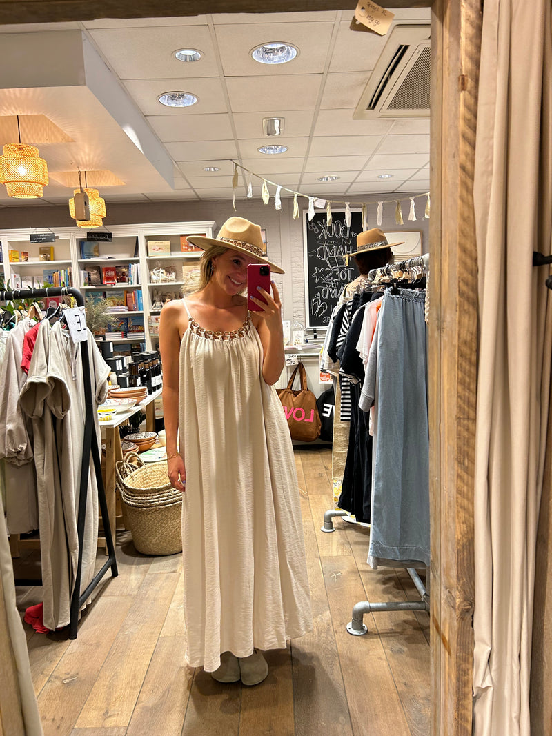ZOMERJURK LOLA MET KRALEN – Zand