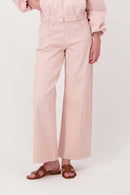 Zusss - Wide Leg Jeans Gekleurd - Roze