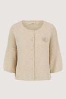 Zusss - Zacht Basis Vest met Vleermuis Mouwen en Broche Kit