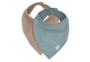 Slab Bandana Hydrofiel - Sea Green/Biscuit - 2 Stuks