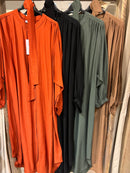 Lange jurk - Taupe