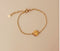 Sieradenkaart - armband goud - You make me smile