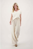 Zusss - T-Shirt met opengewerkte details - Off White
