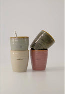 Zusss - Koffiemok Geniet - Wit/Donkergroen