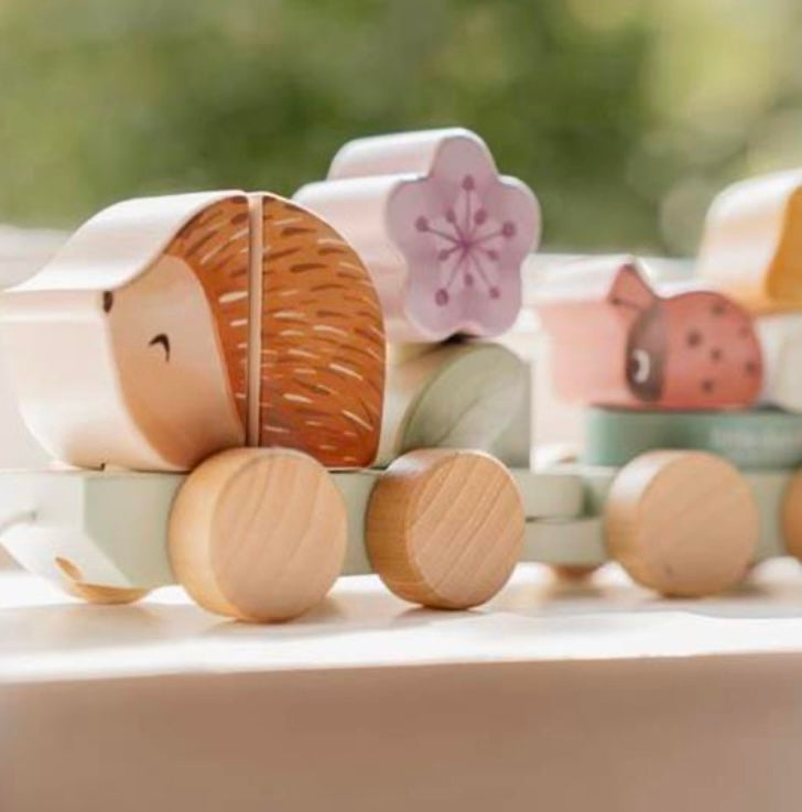 Little Dutch - Blokkentrein Egel - Fairy Garden
