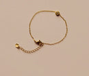 Sieradenkaart - armband goud - Ik denk aan jou X