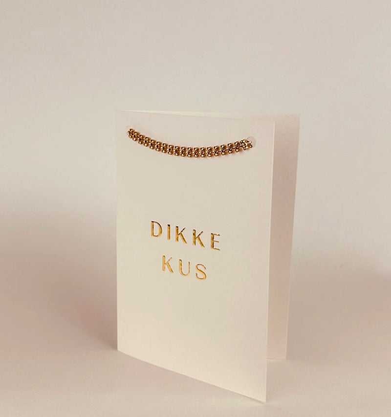 Sieradenkaart - armband goud - Dikke Kus