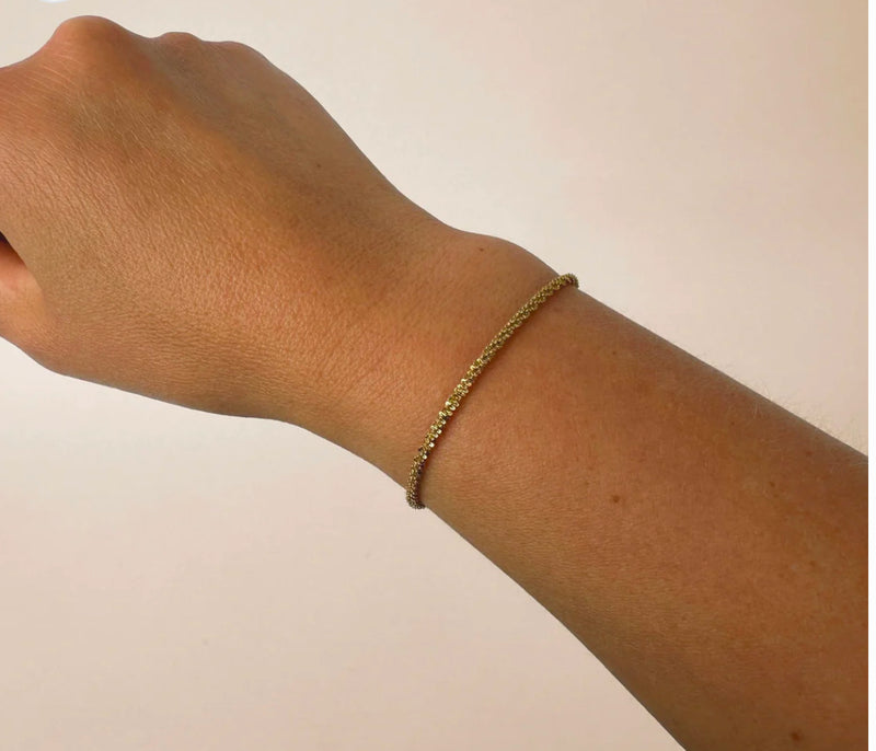 Sieradenkaart - armband goud - Succes jij kan dit