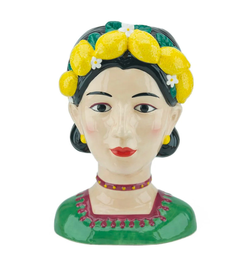 Vaas Gekleurd - Vrouw Citroen