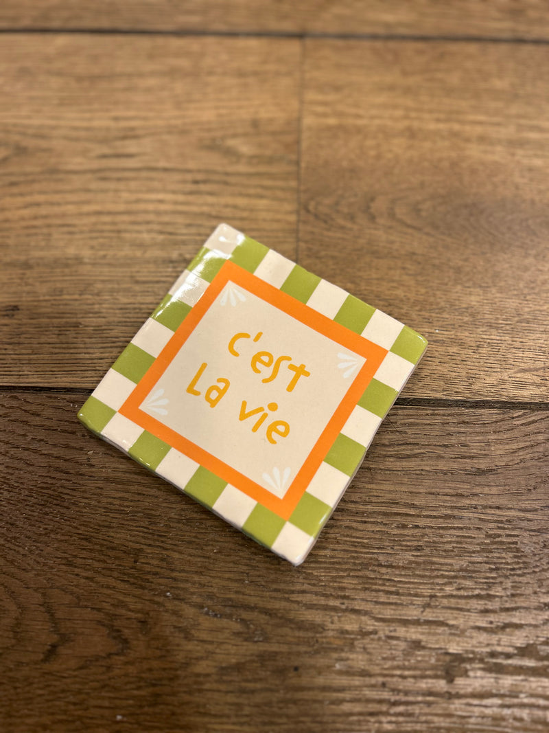 Tegeltje C’est la vie