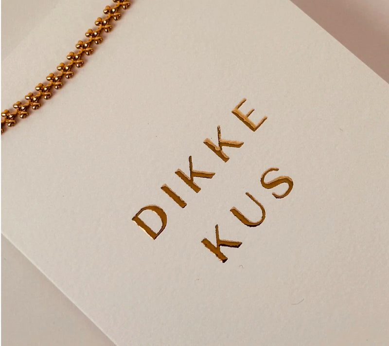 Sieradenkaart - armband goud - Dikke Kus