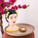 Vaas Gekleurd - Vrouw Lotus