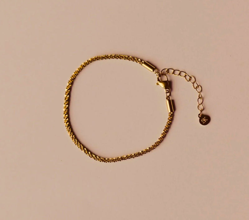 Sieradenkaart - armband goud - Succes jij kan dit