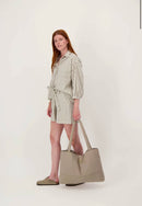 Zusss - Nylon shopper bulky - Soft sand