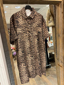 Leopard Denim Jurkje