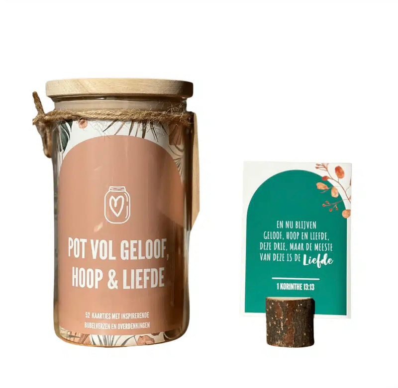 Pot vol Geloof, Hoop & Liefde - Leef vol Liefde