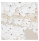 Schilderij Wereldkaart 3D - Beige - 100x70x3,5cm