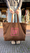LUV Shopper LOVE - Camel/Roze