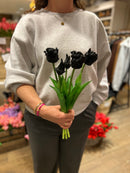 Papegaai Tulpen Bos - Lang - Zwart