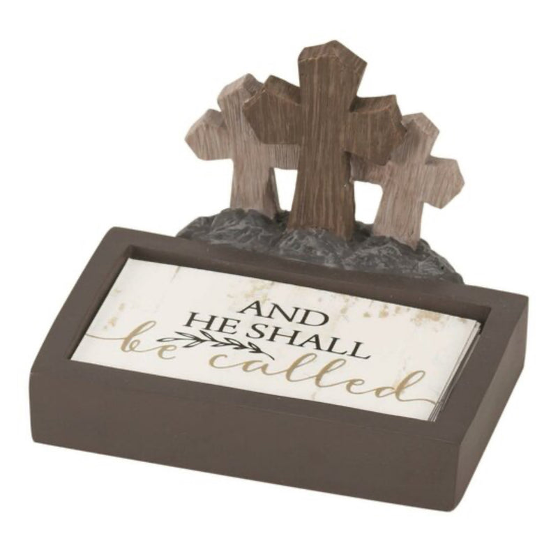 Prachtige standaard met 3 kruisjes - kaartjes met mooie teksten - Engels