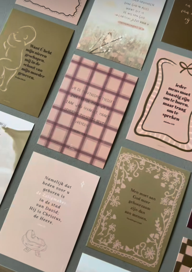 Set 52 Bijbelkaarten in een jaar 2026 - NIEUWE EDITIE
