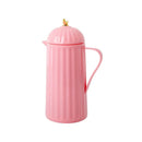 Rice - Thermoskan met gouden vogel - Bubblegum Pink