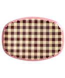 Rice - Rechthoekig Dinerbord/Serveerschaal - Chocoladebruin - Check Me Out