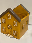 Keramieken gekleurde HUISJES - Curacao - Geel