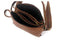 Stoer Schoudertasje met Strap - Dark Camel