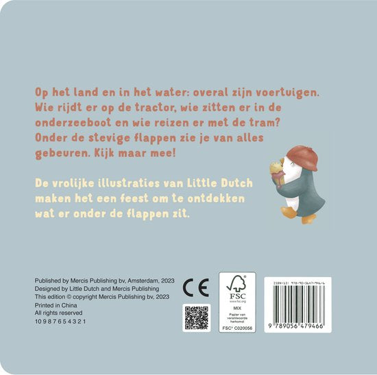 Mijn flapjesboek - Voertuigen - Little Dutch