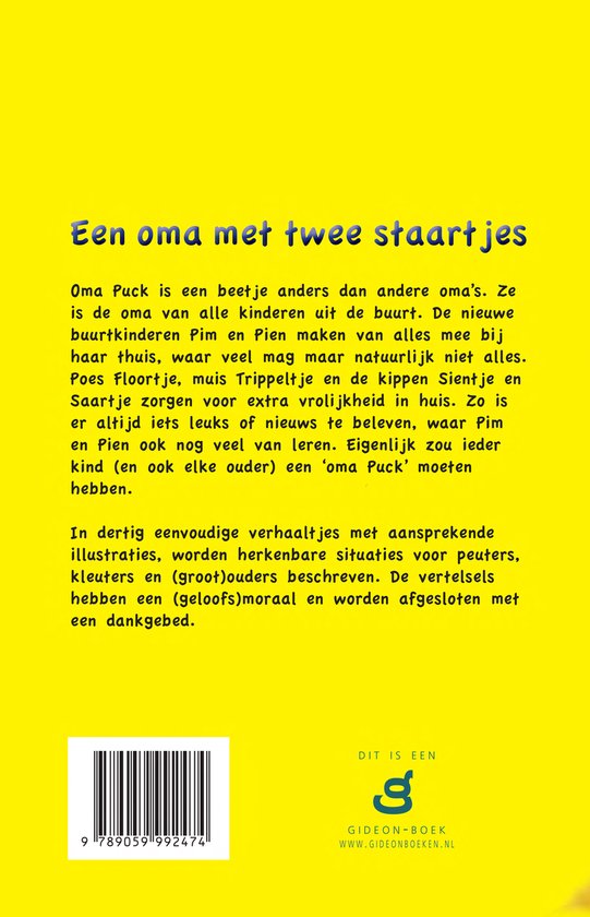 Een oma met twee staartjes - Voorleesboek