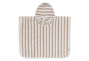 Jollein Badponcho Stripe - Terry Olive Green GOTS