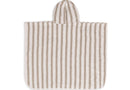Jollein Badponcho Stripe - Terry Olive Green GOTS