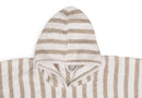 Jollein Badponcho Stripe - Terry Olive Green GOTS