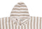 Jollein Badponcho Stripe - Terry Olive Green GOTS