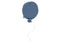 Jollein Ballon 25x50cm - Jeans Blue