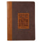Stand Firm Two-tone Brown - Faux Leather journal