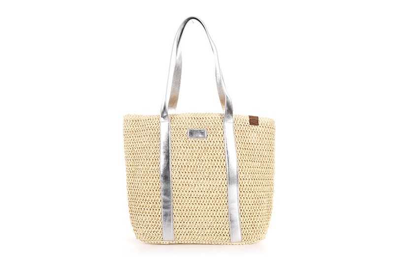 Gevlochten Shopper / Strandtas Vista - Naturel
