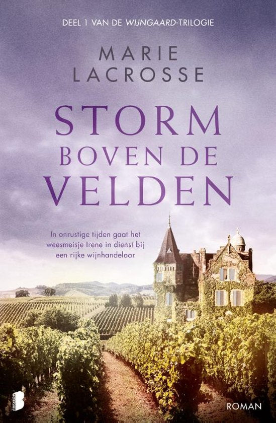 Storm boven de velden - Marie Lacrosse