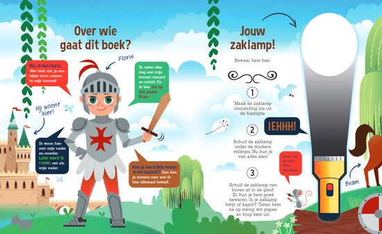Speuren/zaklamp - Speuren naar Ridders en Kastelen