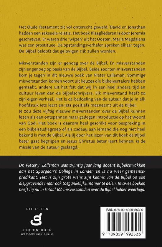 50 nieuwe misverstanden over de Bijbel - Pieter J. Lalleman