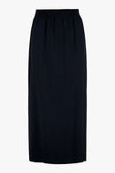 Zusss - Satijnen twill rok - Donkerblauw