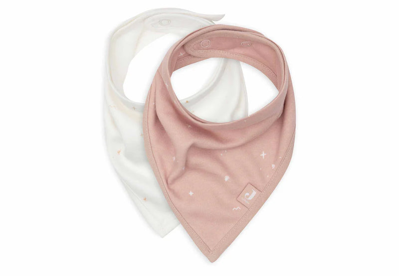 Jollein slab bandana - Twinkling Wild Rose - 2 Pack