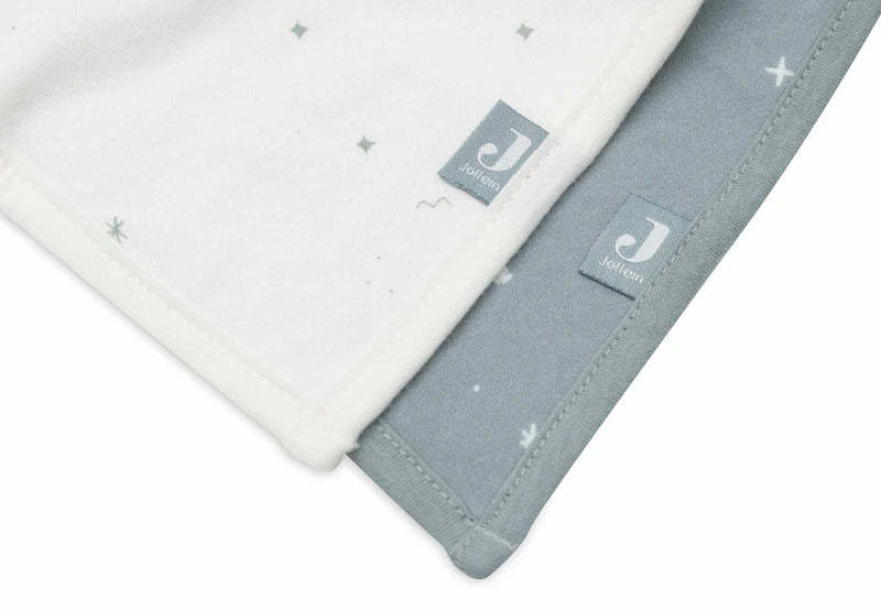 Jollein slab bandana - Twinkling Sea Green - 2 Pack