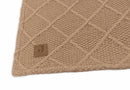 Jollein - Deken Wieg 75x100cm - Check Knit Biscuit Fleece