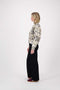 Zusss - Jacquard Glans Jasje - Beige/Goud